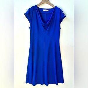 EUC Tory Burch Royal Blue Jersey Dress, M